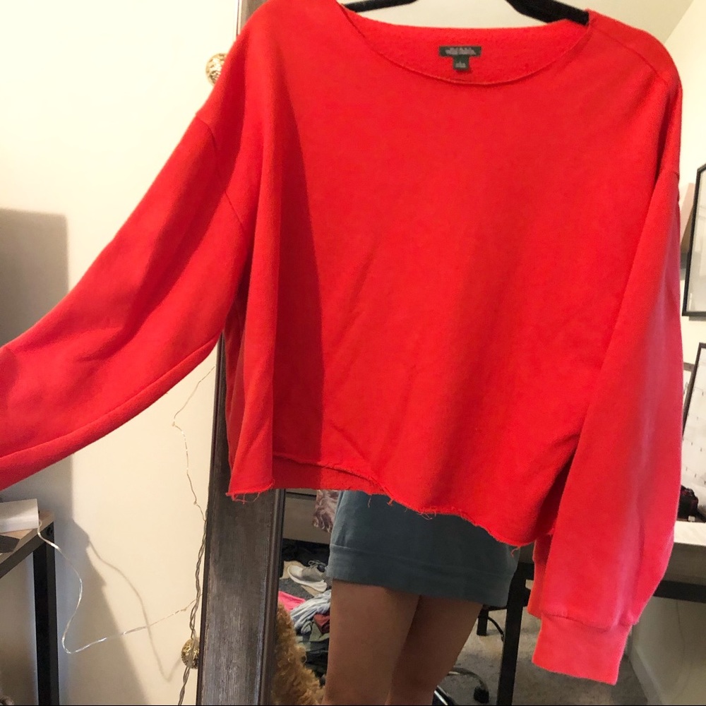 Red sweater